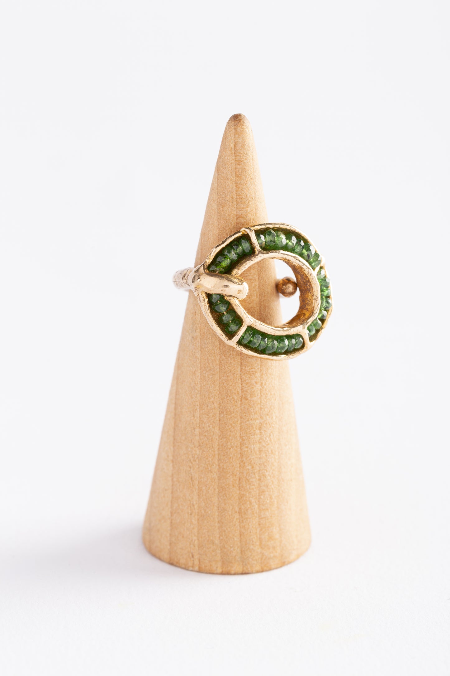 CIRCLE OF LIFE RING with tsavorites