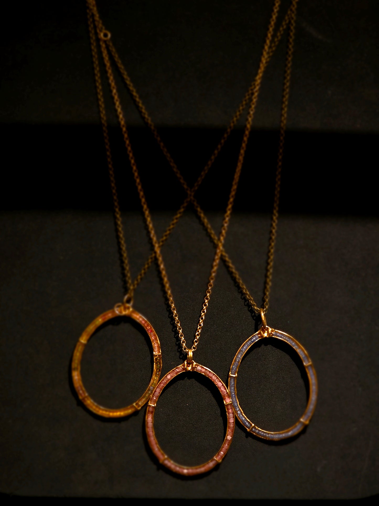CIRCLE OF LIFE PENDANT with Labradorites