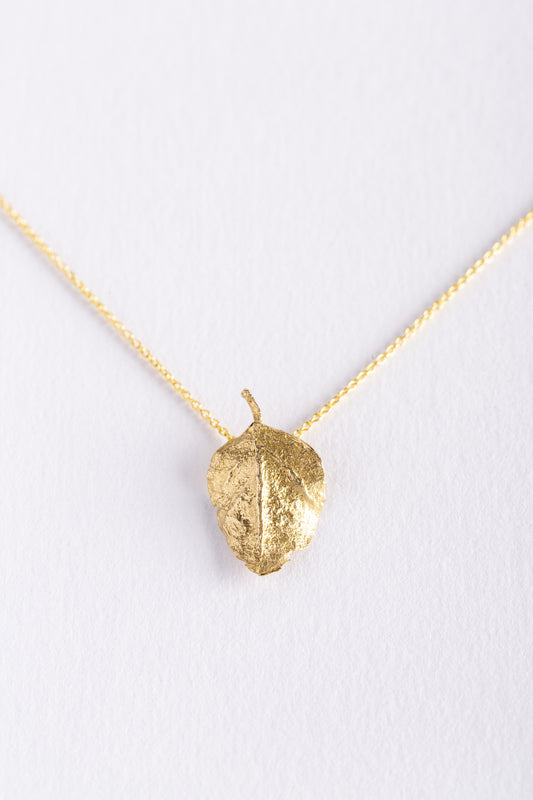 18kt gold-plated brass CAPER NECKLACE