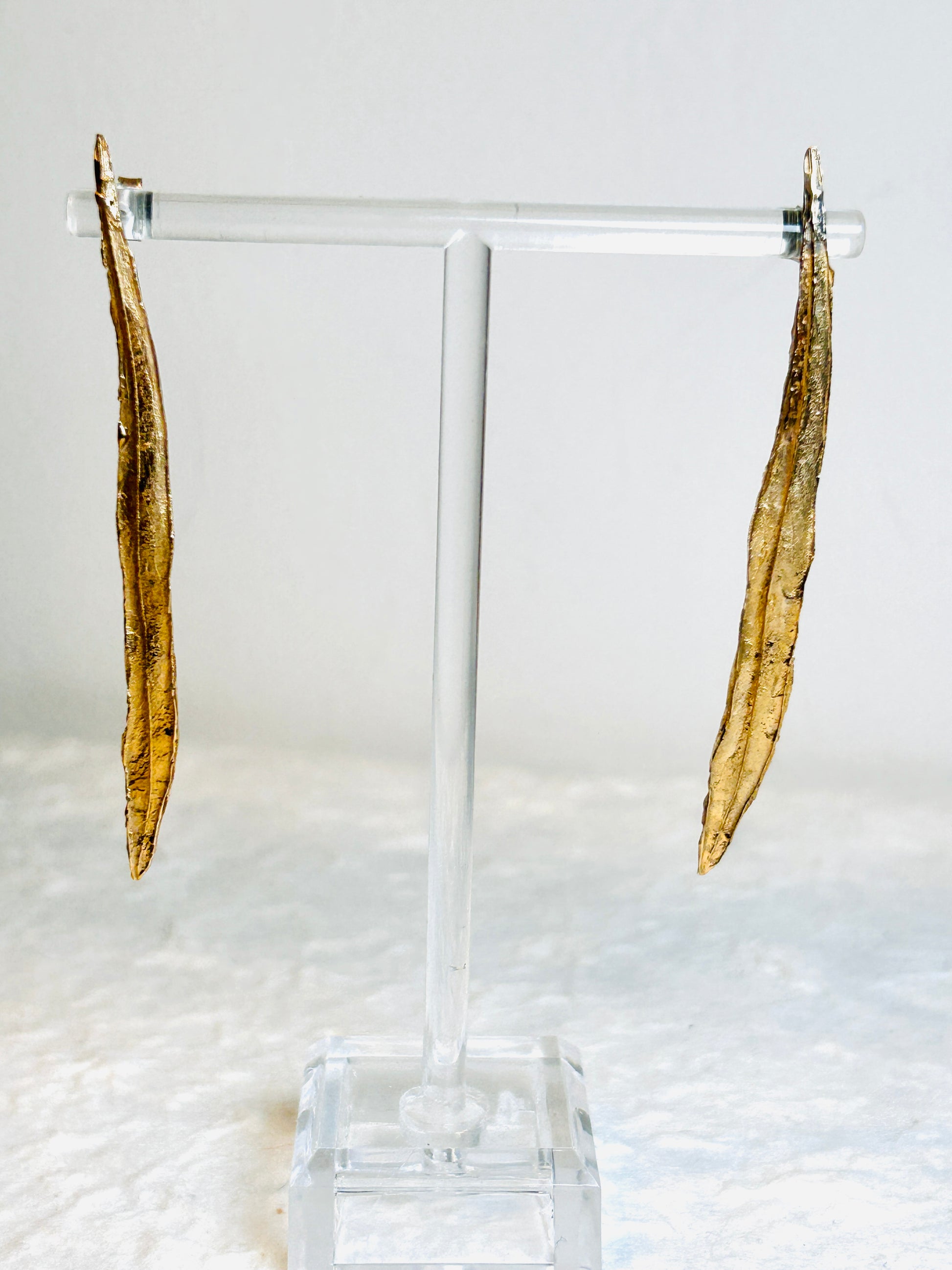 ORECCHINI LAVANDA IN BRONZO pendenti