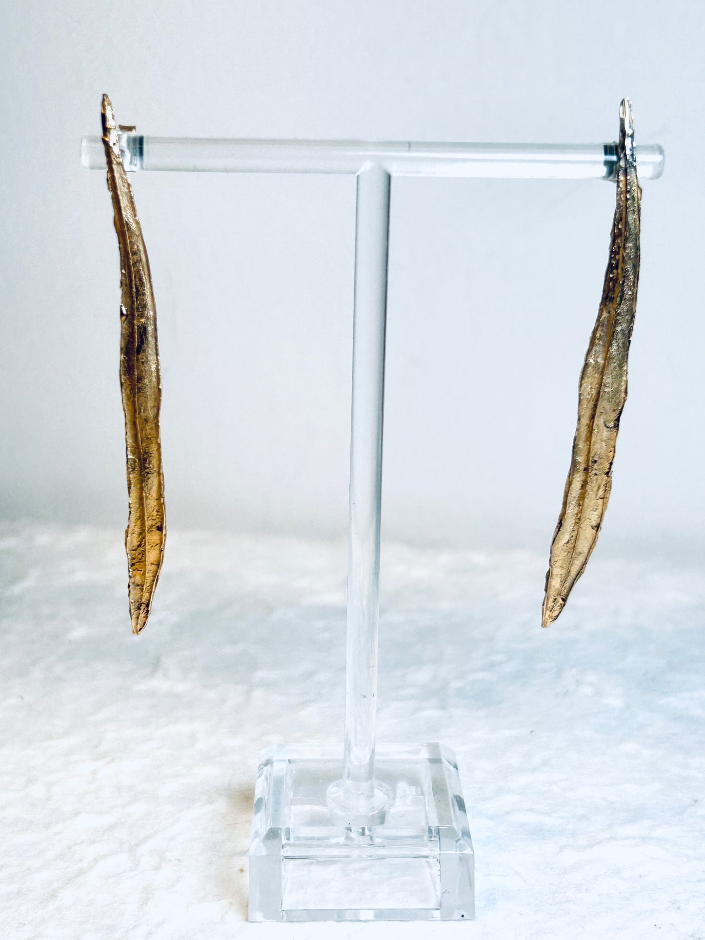 ORECCHINI LAVANDA BRONZO