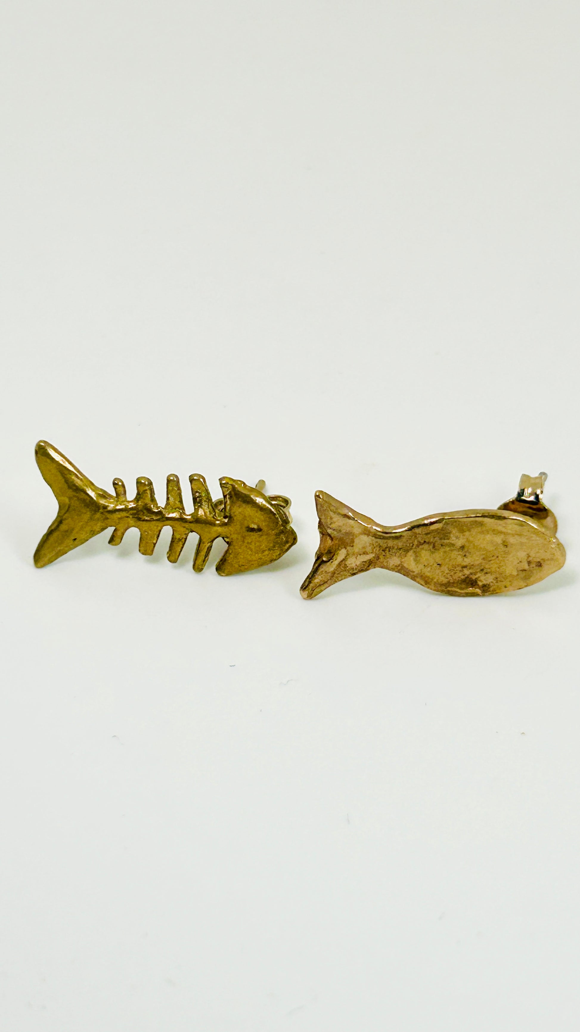 ORECCHINI PESCE LISCA MINI,coppia