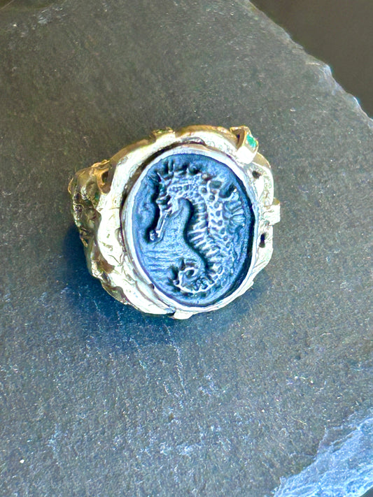 Anello CAGE Cavalluccio Marino