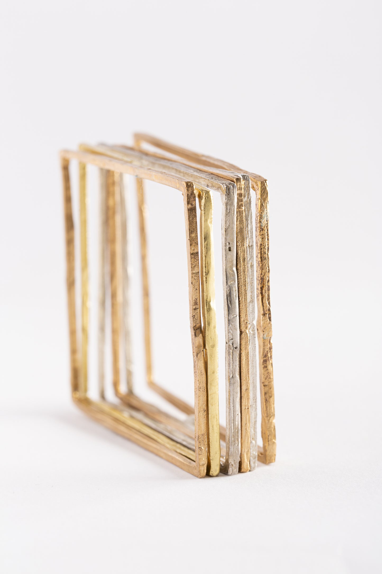 BRACCIALI SQUARE IN ARGENTO