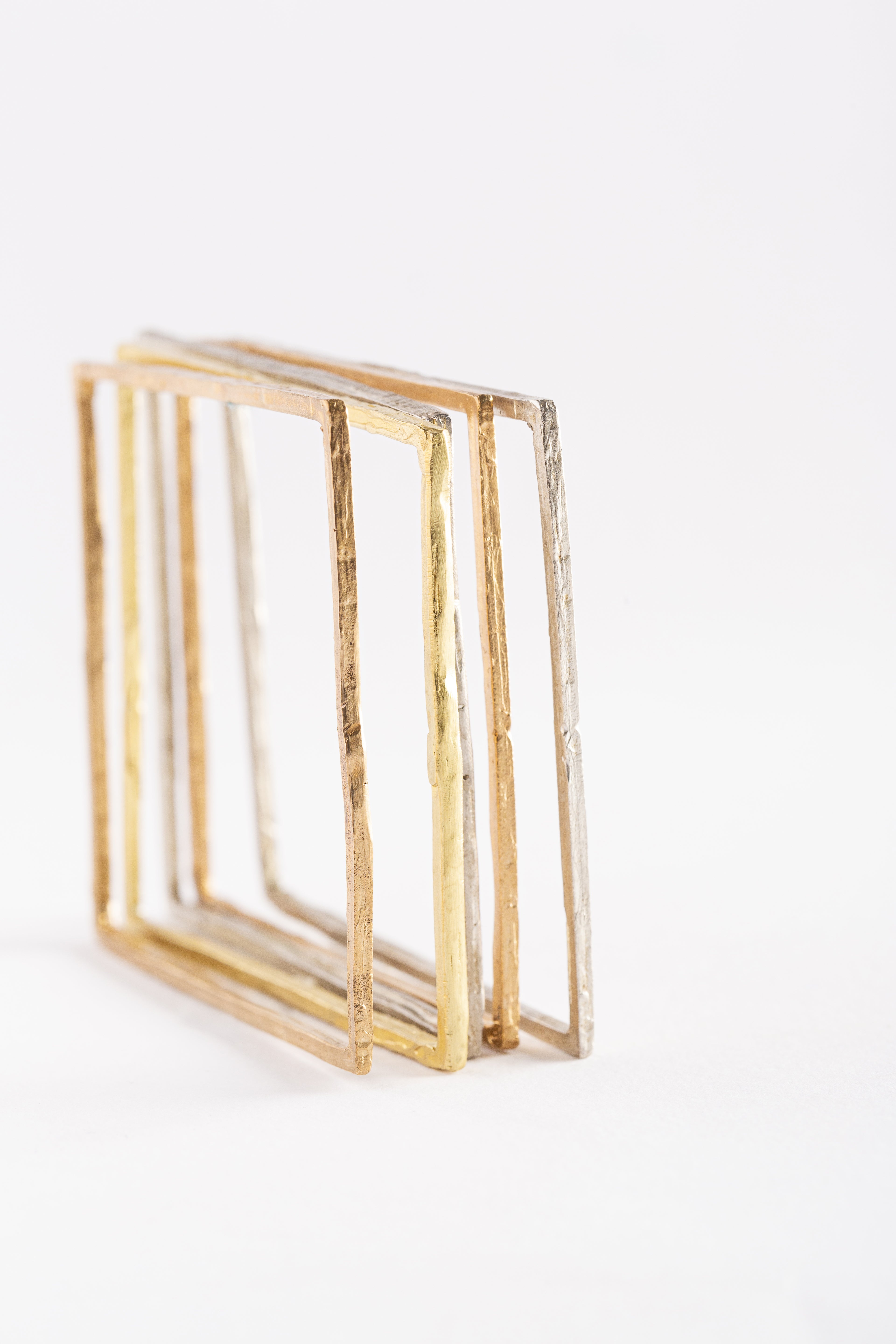 BRACCIALI SQUARE IN ARGENTO